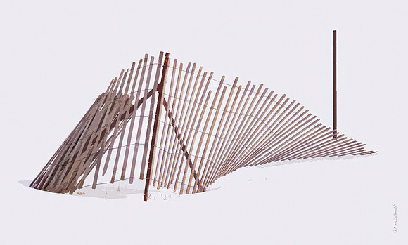 Meandering Snow Fence