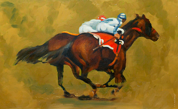 To the finish post