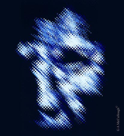 Portrait in blue Number 5