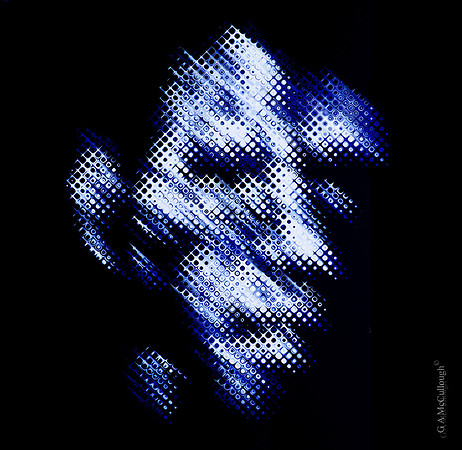 Portrait in blue Number 6