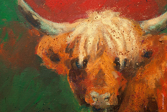 Highlander Cattle  C  (detail)