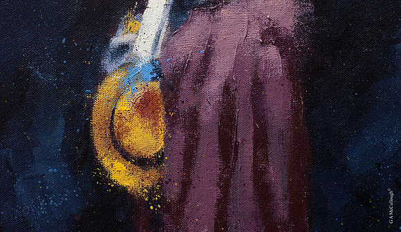 Peeking Over (detail)